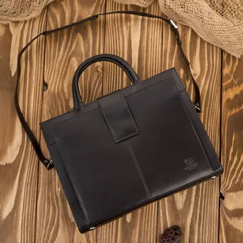 Dámská aktovka Paolo Peruzzi Dámská kožená aktovka a taška do ruky a přes rameno Peruzzi; hnědá