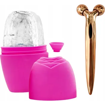 Masážní přístroj Masážní Přístroj Ledový relaxační set Stříbrný 3D na obličej a tělo Stříbrný Pohyblivý