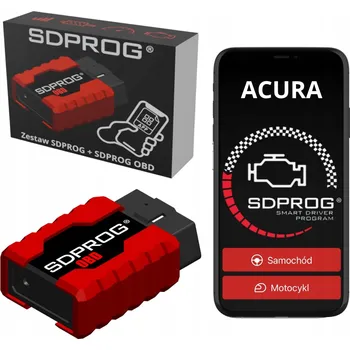 Autoelektronika Diagnostický tester pro vozy Acura, program SDPROG + OBD2 skener