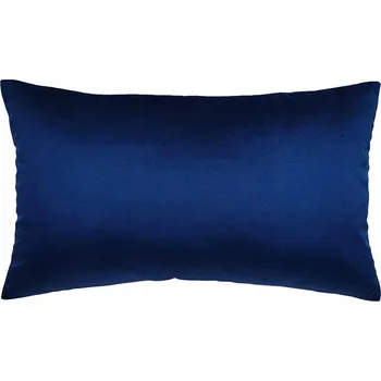 Povlak na dekorativní polštářek DEKORAČNÍ povlak na polštář velur samet tmavě modrá 40x60 ASTO deco