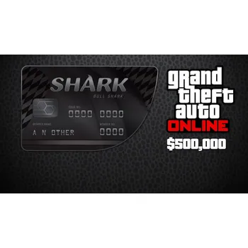 Hra pro Xbox Grand Theft Auto Online$500,000 Bull Shark Cash Card XBOX One Kod Klucz Xbox One digitální
