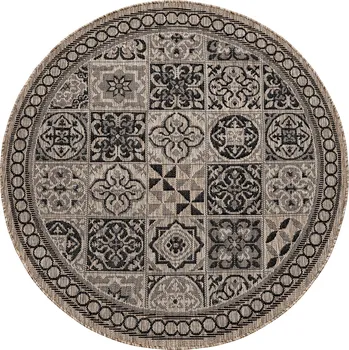 Koberec Koberec MELISSA 120x120 Kulatý Provázkový Univerzální Moderní Kruh v3