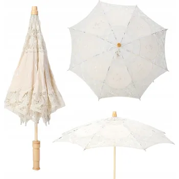 Deštník Krajkový slunečník na loď Béžový L