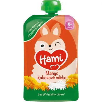 Hami Mango kokosové mléko kapsička 100g 6m+