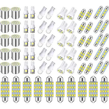 Osvětlení interiéru vozidel LED autožárovky pro osvětlení interiéru, lampička na čtení, 70 kusů