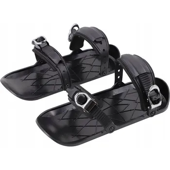 Sjezdové lyže Mini lyže na boty, sněžné brusle, krátké lyže na obuv s vázáním + vak