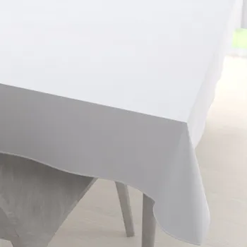 ubrus Teflonový obdélníkový ubrus TF-068 Bílý bez vzoru 50x100 cm