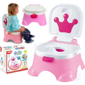 Nočník Nočník s hudbou, WC sedátko, stolička pro děti, interaktivní, růžový Stator