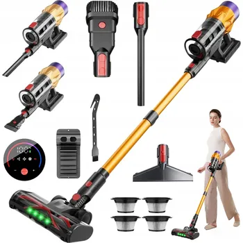 Vysavač VYSAVAČ AKUMULÁTOROVÝ TYČOVÝ RUČNÍ 6v1 BEZSÁČKOVÝ ELEKTROKARTÁČ S LED