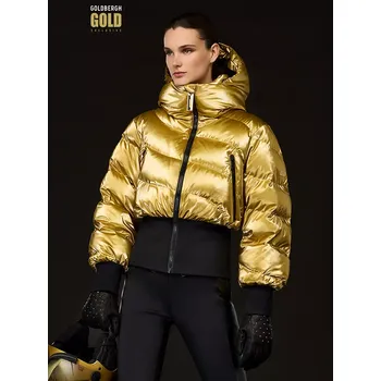 Dámská lyžařská bunda Goldbergh Fusilli Rich Gold