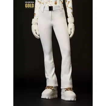 Snowboardové kalhoty Dámské lyžařské kalhoty Goldbergh Pippa Gold Cream