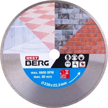 Řezný kotouč 230mm DIAMANT kotouč plný 21023