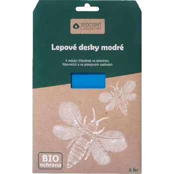 Insekticid Desky Biocont modré - skleník 5 ks (04.2026) DOPRODEJ