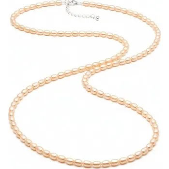 Náhrdelník Perlový NÁHRDELNÍK - ROSE BUBBLE SILVER