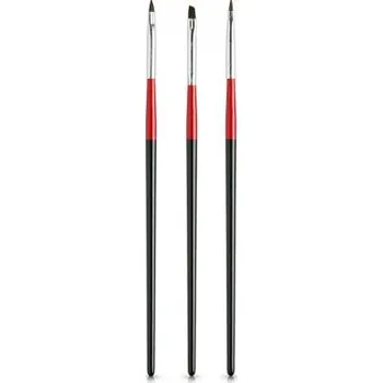 Kosmetický štětec Nailee Štětce na nehty sada 3ks mix