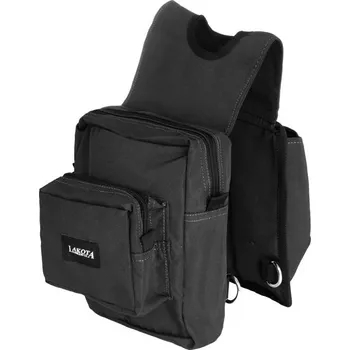 Jezdecké sedlo Westernové brašny Lakota černá