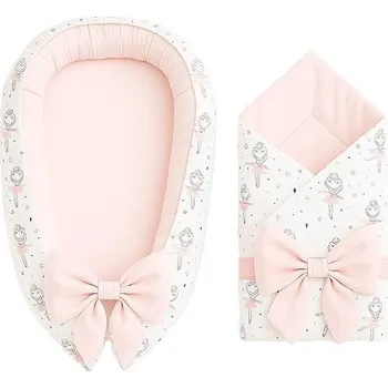 Hnízdečko pro miminko BabyTýpka Výbavička pro miminko luxury mini Ballerina Pink