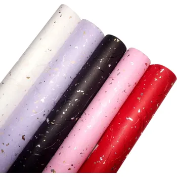 Balící papír 5 ks Dárkový balicí papír 60 x 60 cm Sada 5 barev s jednoduchým motivem Elegantní papíry pro balení dárků, dekorace, ruční tvoření a DIY