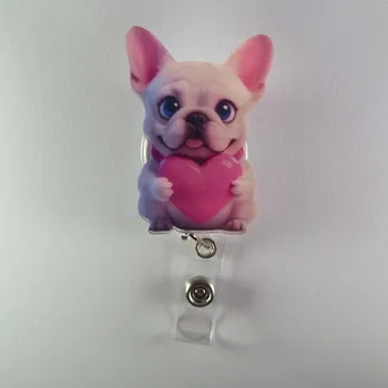 Shanghai Longpin Information Technology Co., Ltd Visačka na ID kartu Buldoček a srdce pro lékaře, zdravotní sestry či studenty medicíny