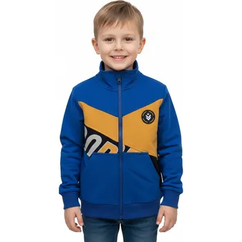Chlapecká mikina Chlapecká mikina modrá Kugo S3132 Velikost: 116