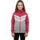 Dívčí mikina tm. růžová Kugo ML7177 Velikost: 140