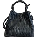 Vera Pelle kožená kabelka černá černá