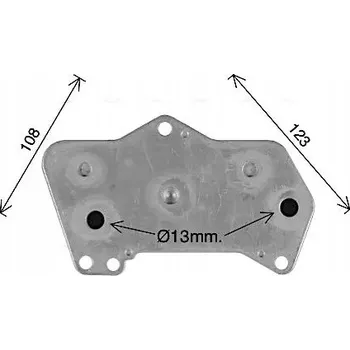 AVA Quality cooling AI3435 Chladič oleje, automatická převodovka