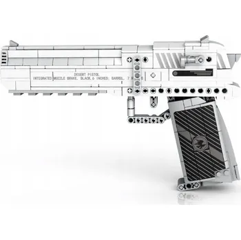ostatní stavebnice REOBRIX STAVEBNÍ STAVEBNICE 77001 PŘESNÁ ZBRAŇ DESERT EAGLE 40 8 dílů