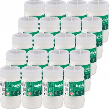 Svíčka Parafínové vložky do hřbitovních svíček Bolsius RP2 45h, 20 kusů