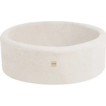 Dětský bazének PLUSH NEST Suchý bazén kulatý Krémový beránek Ø 90 × 30 cm