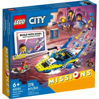 Stavebnice LEGO Stavebnice Lego Vyšetřování vodní policie 60355 278 dílků 6 let +