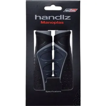 grip Gripy na řidítka kola velo černo/šedé gelové 2ks AWR2236