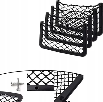 Organizér do auta 4 ks KAPSA DO KUFRU ORGANIZÉR DO AUTA SÍŤKA DO AUTA 36x18 cm