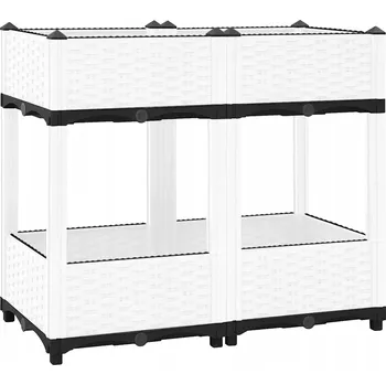 Vyvýšený záhon Květináč pro vyvýšený záhon, 80x40x71 cm, polypropylen