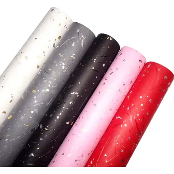 Balící papír 5 ks Dárkový balicí papír 60 x 60 cm Sada 5 barev s jednoduchým motivem Elegantní papíry pro balení dárků, dekorace, DIY a kreativní tvoření