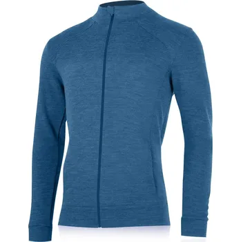 Pánská mikina Lasting pánská merino mikina SARMIN modrá Obleceni LASTING pánské: S