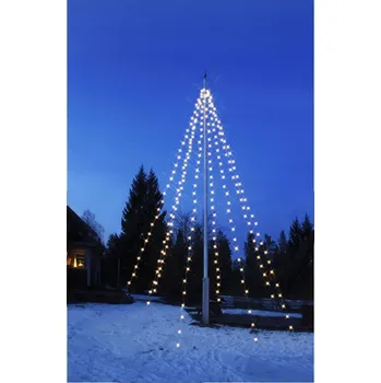 Vánoce Světelný řetěz Anslut 800 cm do sítě, bílý