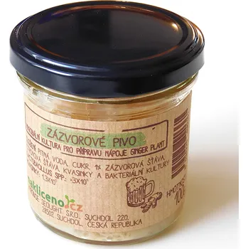 Limonáda Naklíčeno České zázvorová limonáda ginger beer plant GBP