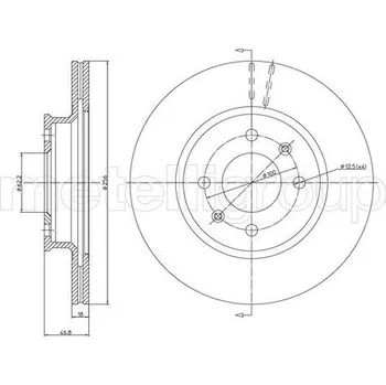 Brzdový kotouč Brzdový kotouč CIFAM (800-1265C)