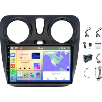 Autorádio AUTORÁDIO S GPS NAVIGACÍ DACIA LOGAN SANDERO 2012-19 CARPLAY WIFI 4GB 64GB