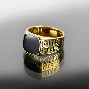 Prsten Exkluzivní pánský prsten z oceli č. 1334