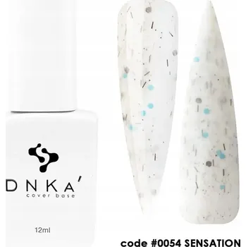 Lak na nehty DNKA Cover Base 0054 Sensation 12 ml kamuflážní báze