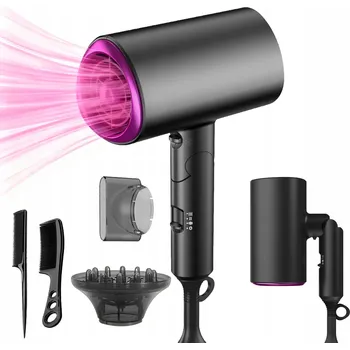 Fén Fén na vlasy s ionizací, výkonný Tryska Studený Vzduch