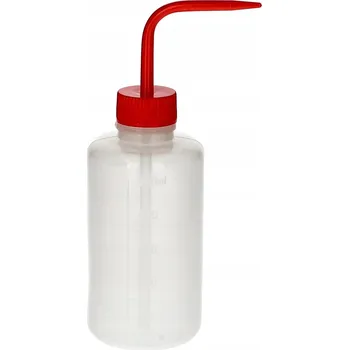Láhev Plastová stříkací láhev LDPE 250 ml s červeným uzávěrem