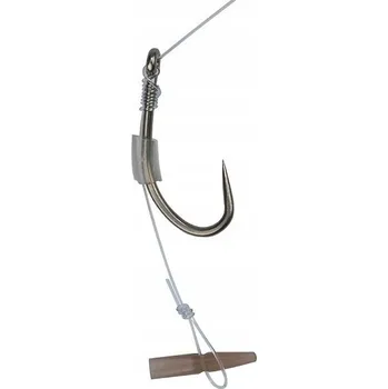 Rybářský háček Háček Drennan 14 s návazcem Pushstop Hair Rig 8 ks