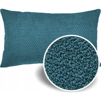 Povlak na dekorativní polštářek Dekorativní povlak na polštář Scandi Boho tyrkysový strukturovaný 50x70 cm