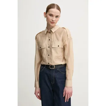 Dámská košile Košile OUI 91884 béžová 80X, vel. 38