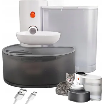 fontána pro kočku FONTÁNA NAPÁJEČKA SPECIFICKÁ PRO KOČKY TICHÁ VELKÁ BEZDRÁTOVÁ KAPACITA