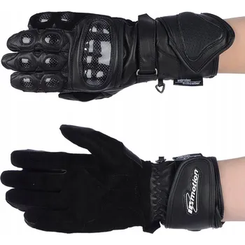 Moto rukavice PÁNSKÉ MOTOCYKLOVÉ RUKAVICE KOŽENÉ DLOUHÉ S CERTIFIKACÍ CE