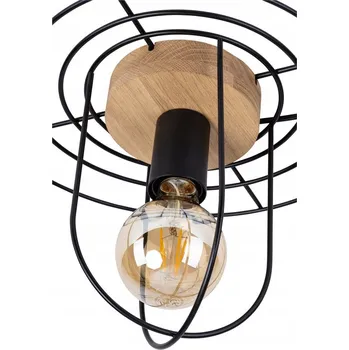 Stropní Svítidlo BRITOP Lighting 1xE27 Max.60W Černé kovové stínidlo